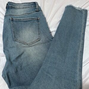 Sonoma Blue Skinny Jeans with Faded Wash